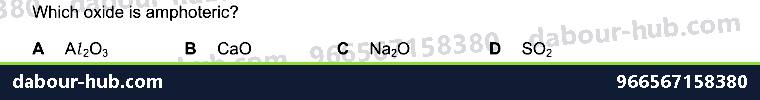 IGCSE Chemistry 7.2 Unit 7.2 - Question 6