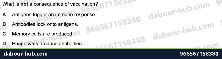IGCSE Biology 10.2 Immunity And Vaccination - Question 3