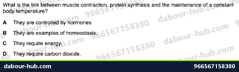 IGCSE Biology 12.1 Respiration - Question 12