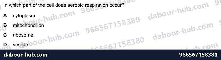 IGCSE Biology 12.3 Aerobic respiration, SEED GERMINATION - Question 5