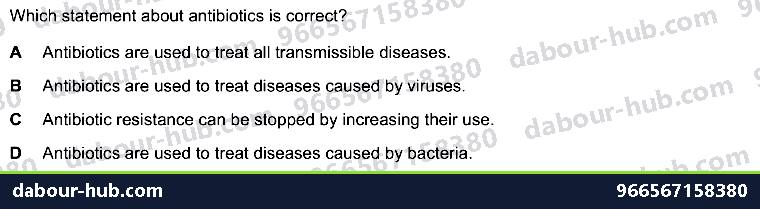 IGCSE Biology 15.1 Drugs - Question 5