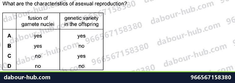 IGCSE Biology 16.1 Asexual reproduction - Question 15