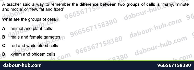 IGCSE Biology 16.4 Sexual reproduction in humans - Question 2