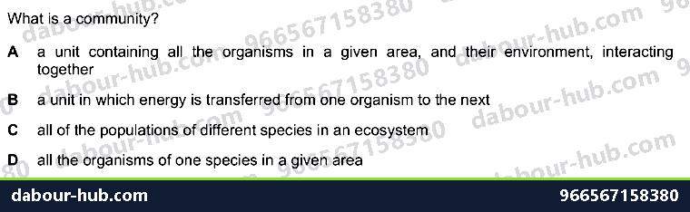IGCSE Biology 19.5 Populations - Question 12
