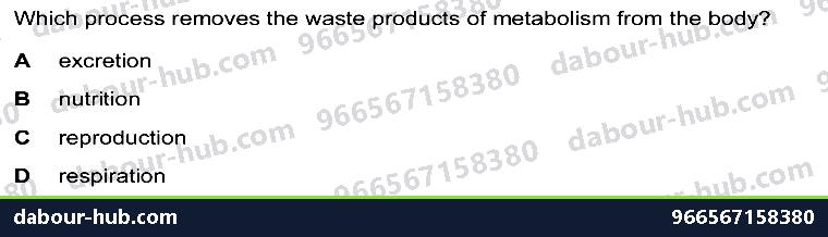 IGCSE Biology 1.1 Characterisation - Question 1