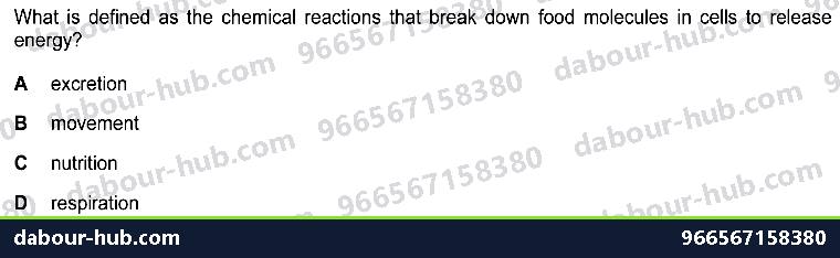IGCSE Biology 1.1 Characterisation - Question 3
