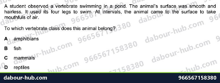 IGCSE Biology 1.5 Kingdoms - Question 12