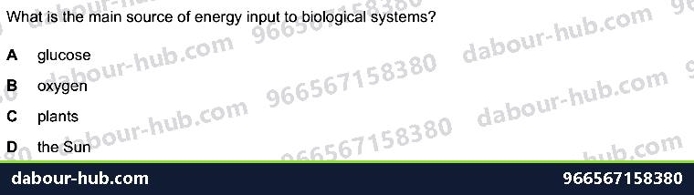 IGCSE Biology 20.1 Food supply - Question 6