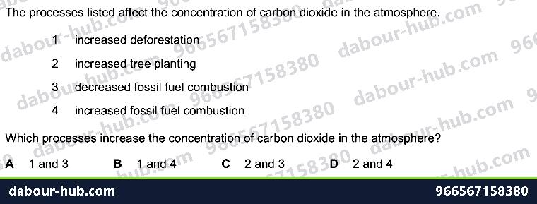IGCSE Biology 20.2 Habitat destruction - Question 15