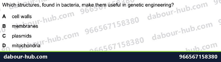 IGCSE Biology 21.1 Genetic modification - Question 2