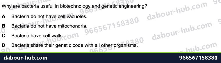 IGCSE Biology 21.1 Genetic modification - Question 5