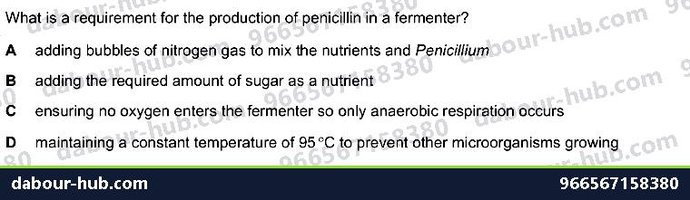 IGCSE Biology 21.2 Biotechnology - Question 6