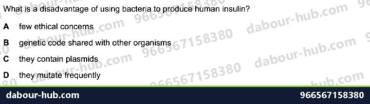 IGCSE Biology 21.2 Biotechnology - Question 9