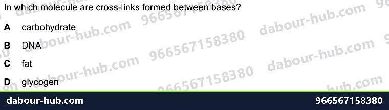 IGCSE Biology 4.2 Dna Molecule - Question 15