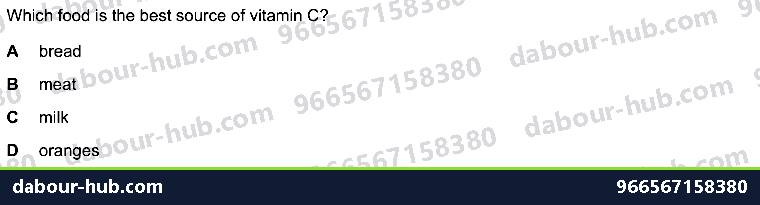 IGCSE Biology 7.1 Diet - Question 14