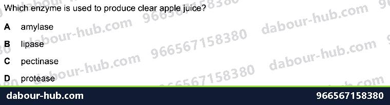 IGCSE Biology 7.4 Chemical Digestion - Question 5