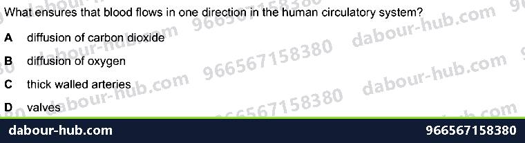 IGCSE Biology 9.2 Heart - Question 12