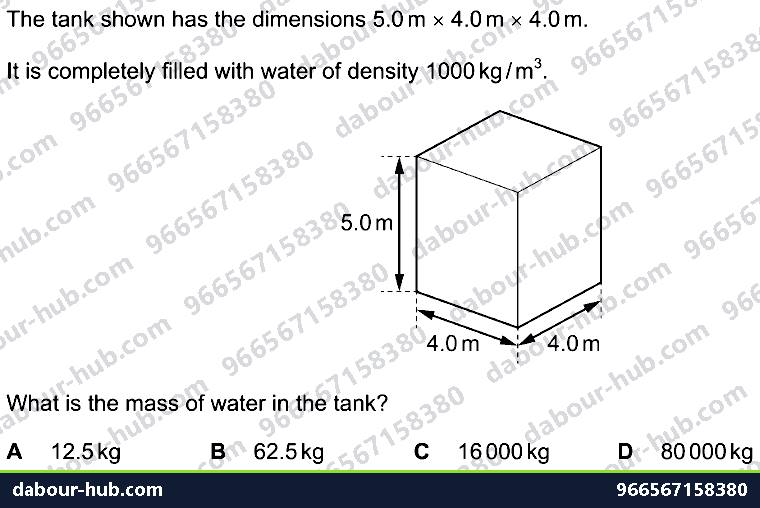 IGCSE Physics 1.5.1 EFFECTS OF FORCES - Question 3