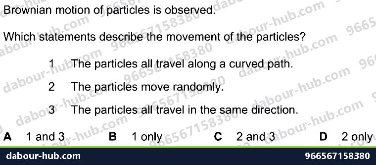IGCSE Physics 2.1.2 PARTICLE MODEL - Question 4