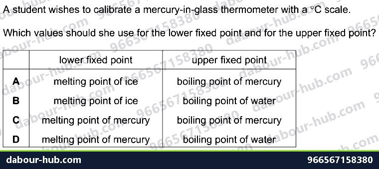 IGCSE Physics 2.2.1 THERMAL EXPANSION OF SOLIDS, LIQUIDS AND GASES - Question 10