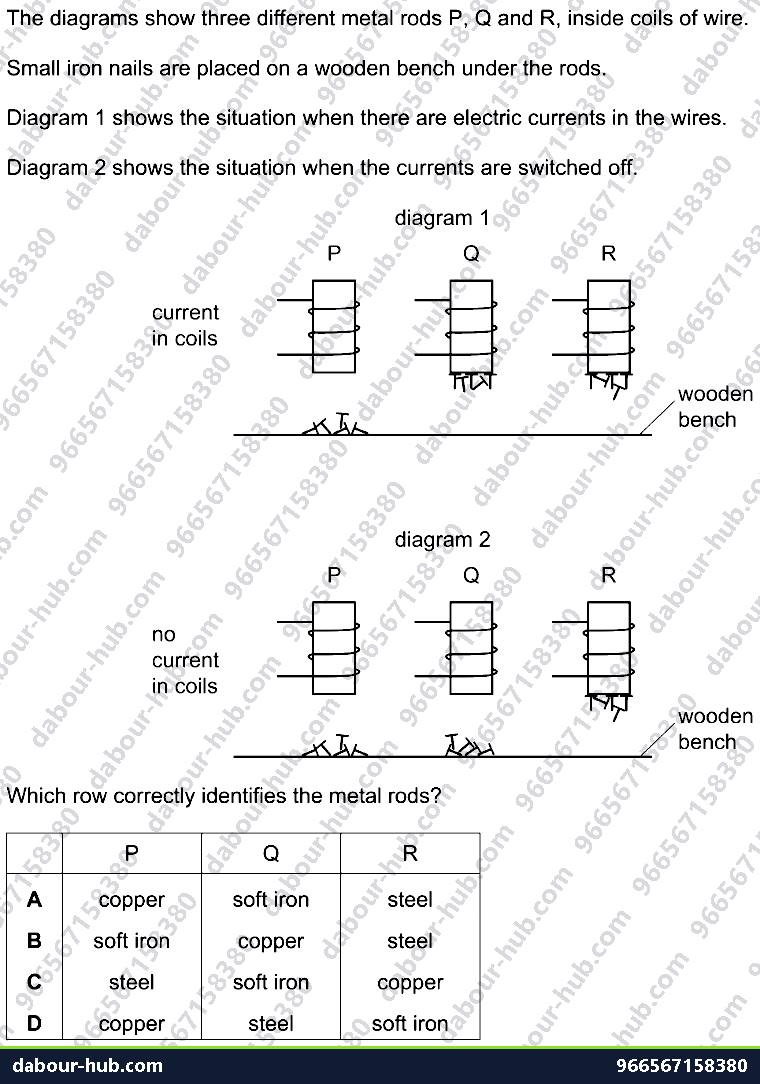 IGCSE Physics 2.3.1 CONDUCTION - Question 5