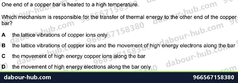IGCSE Physics 2.3.2 CONVECTION - Question 7