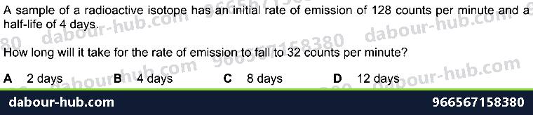 IGCSE Physics 2.3.3 RADIATION - Question 1