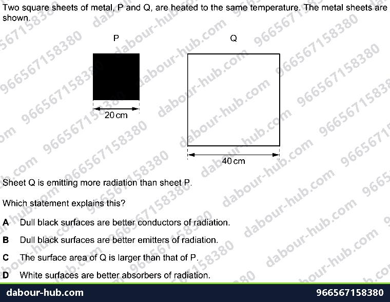 IGCSE Physics 2.3.3 RADIATION - Question 10