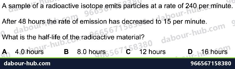 IGCSE Physics 2.3.3 RADIATION - Question 5