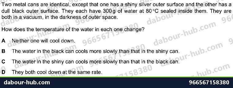 IGCSE Physics 2.3.3 RADIATION - Question 7