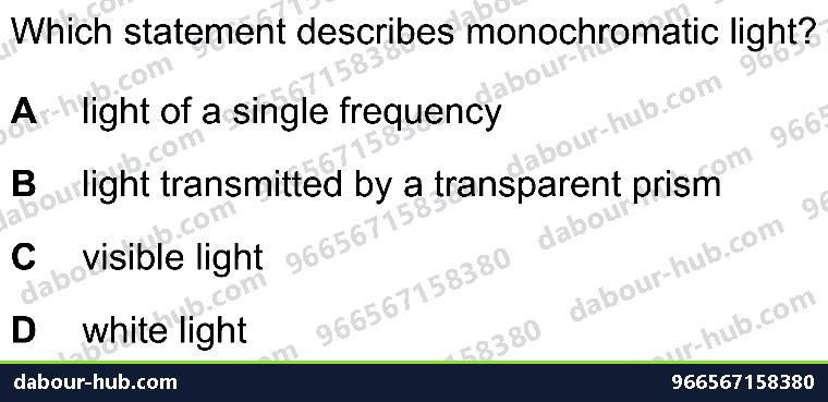 IGCSE Physics 3.2.4 DISPERSION OF LIGHT - Question 9