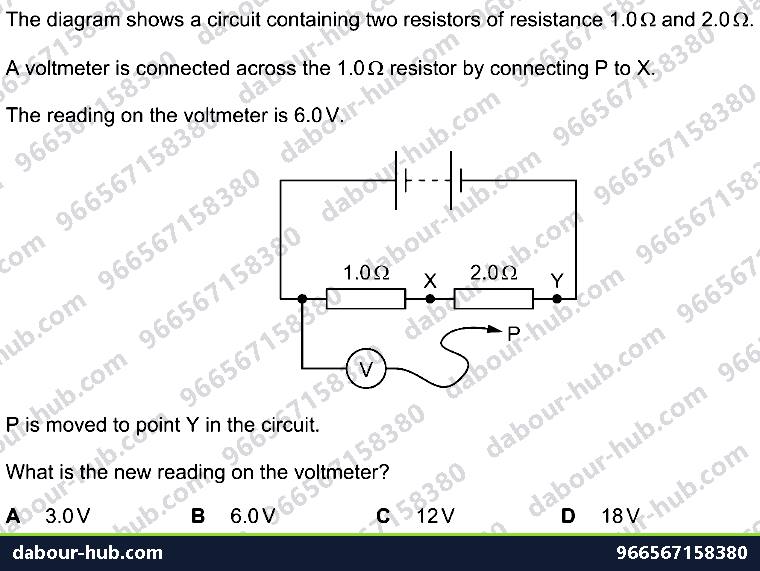 IGCSE Physics 4.2.4 RESISTANCE - Question 3