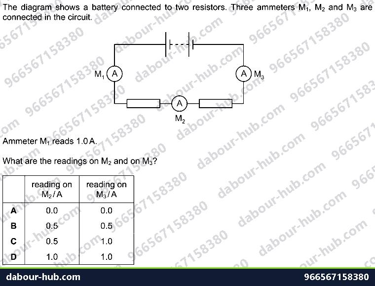 IGCSE Physics 4.2.4 RESISTANCE - Question 4