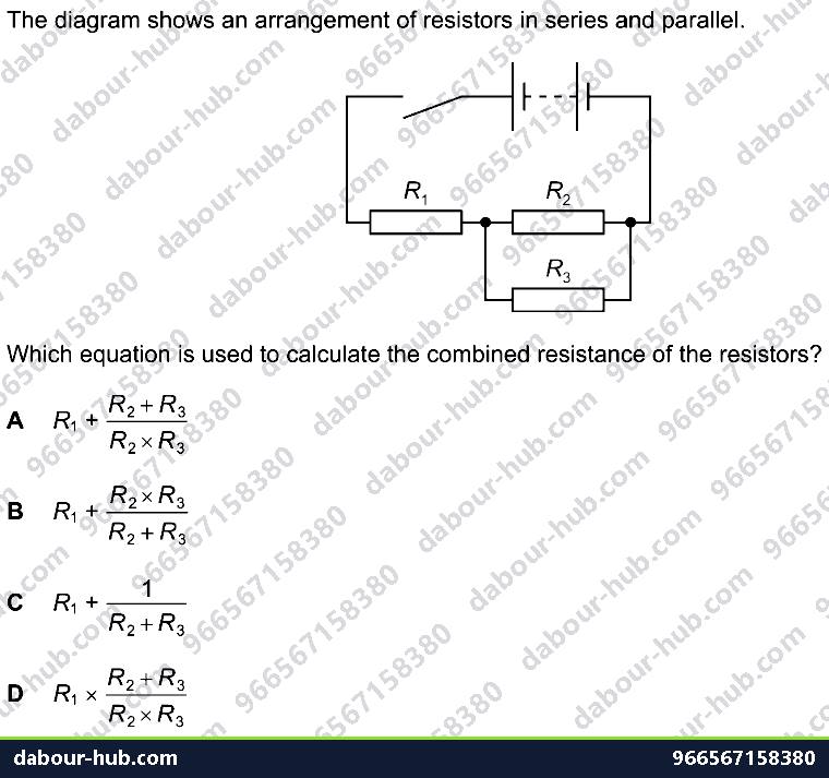IGCSE Physics 4.3.2 SERIES AND PARALLEL CIRCUITS - Question 2
