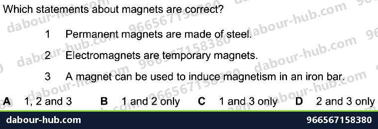 IGCSE Physics 4.5.3 MAGNETIC EFFECT OF A CURRENT - Question 1