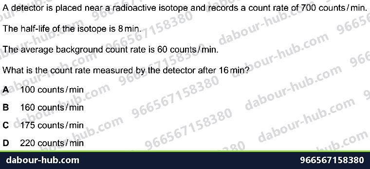 IGCSE Physics 5.1.2 THE NUCLEUS - Question 6