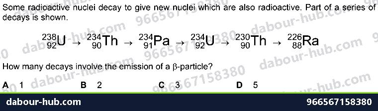 IGCSE Physics 5.2.4 HALF-LIFE - Question 6