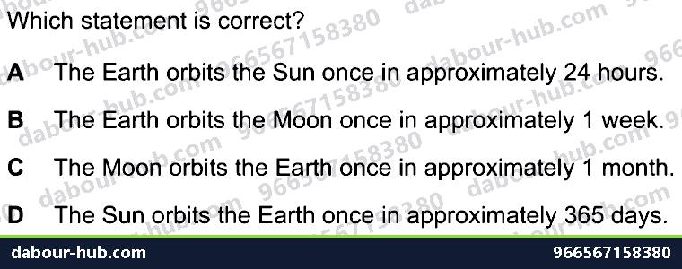 IGCSE Physics 6.1.1 THE EARTH - Question 8