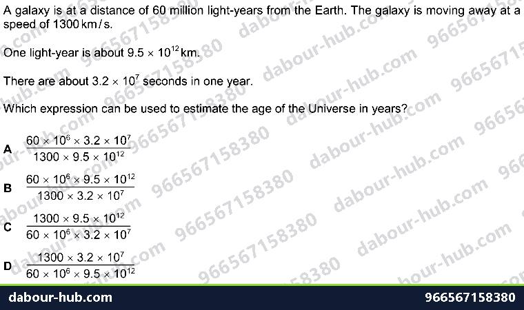 IGCSE Physics 6.2.2 STARS - Question 1