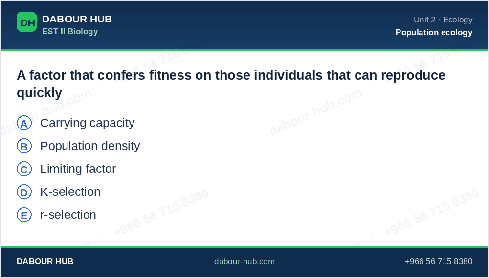 SAT Biology - Question 005
