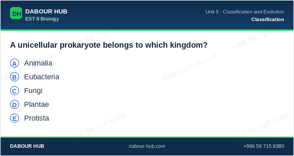 SAT Biology - Question 131