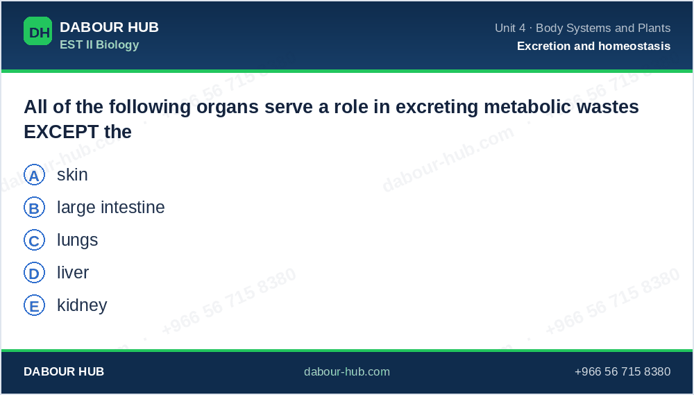 SAT Biology - Question 148